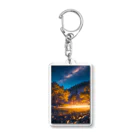 卯月なのかのMidnight Journey　〜静雅な真夜中の旅〜　No.5「双星」 Acrylic Key Chain