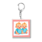 ラクダの店の双子ちゃん Acrylic Key Chain