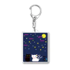 Amasyuiroのmagboxシリーズ　猫月夜 Acrylic Key Chain