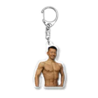 DJ SHIGEのDJ SHIGE上裸 Acrylic Key Chain