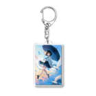 卯月なのかのSky Journey　〜世界最古で最大の恒久的なキャンパスの旅〜　No.5「空の旅人」 Acrylic Key Chain