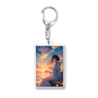 卯月なのかのSky Journey　〜世界最古で最大の恒久的なキャンパスの旅〜　No.3「天の雫」 Acrylic Key Chain