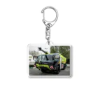 ビッグスマイルライフの黄色い消防車 Acrylic Key Chain