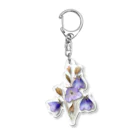 Atelier Petrichor Forestのキキョウ Chinese bellflower アクリルキーホルダー