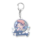 LovelySomedayのラブサムのロゴ（カラー） Acrylic Key Chain