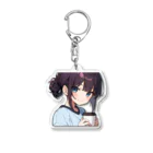 Shion_aiartのLINEスタンプシリーズ(飲む？) Acrylic Key Chain