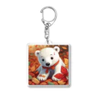 summerのショップの白熊と秋の匂い Acrylic Key Chain