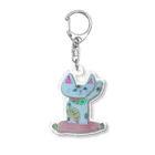 aの招き猫くん Acrylic Key Chain