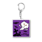 mkumakumaのニャロウィンそのさん２ Acrylic Key Chain