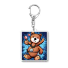 ちょい悪なクマさんのヒップホップなクマさん Acrylic Key Chain