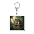 ワンダーワールド・ワンストップの森の中にある豪華な中世の廃屋⑤ Acrylic Key Chain