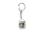 R-KAMIのサングラス猫2 Acrylic Key Chain