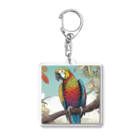 GOLAEのkarafurインコ Acrylic Key Chain