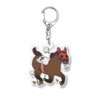 AomoriHorseFarmのジナコデビュー Acrylic Key Chain