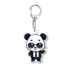 安田亜村 バックヤードの安田亜村パンダスキン Acrylic Key Chain