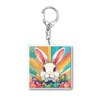 YOO1978の(*≧3≦)ウサギのグッズ Acrylic Key Chain