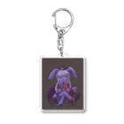 otter-matsuriのうさぎの女王 Acrylic Key Chain