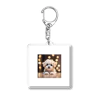 MESAMESAの可愛い子犬 Acrylic Key Chain