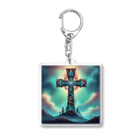 luckyGの聖なる十字架 Acrylic Key Chain
