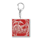 Critical_wingの赤の怪物 Acrylic Key Chain