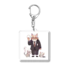 ぐっさんの気まぐれショップのにゃん爺 Acrylic Key Chain