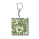 千裕アトリエ（いつもありがとう）のグリーンティーのアート　green tea art Acrylic Key Chain