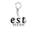 tetsujinkonishi76のエストデザインオフィス公式グッズ Acrylic Key Chain