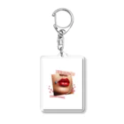 s-d-rr-jsの"Silk Lips" Acrylic Key Chain