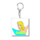 okitahiromuのbeach time Acrylic Key Chain