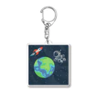 あいいろのキュートな宇宙飛行士 Acrylic Key Chain