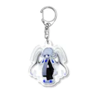 ｾ  ｷ  ｭ  ｱ 🔵 🔵 ﾀ  ｰ  ﾐ  ﾅ  ﾙの🪽祈-ｱﾐｭｱﾐｭ-祈🪽 Acrylic Key Chain