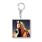 KSK SHOPの馬(horse) Acrylic Key Chain