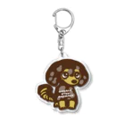 Manatee shopのダックスフンド_Choco Dapple Acrylic Key Chain