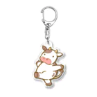 だちょう2020のウシさん Acrylic Key Chain