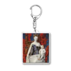 世界美術商店の聖母子と天使たち / Virgin and Child Surrounded by Angels Acrylic Key Chain