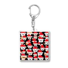 ruiruirのドット絵の犬　クリスマス Acrylic Key Chain