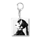 KafyRiruのよこ顔　鬼娘 Acrylic Key Chain