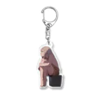 がーるずぱれっと ぷろじぇくとのお座り女の子 _no.3 Acrylic Key Chain