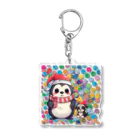 MistyStarkのペンギン犬 Acrylic Key Chain