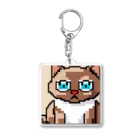 koba777のドット絵マンチカン Acrylic Key Chain