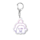 ウイスキー女子のお店やさんのういすきロゴカラー Acrylic Key Chain