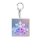 Octagon Mod.E.のXmas 雪の結晶 Acrylic Key Chain