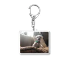 Doggyman_bowwowのふくまるさんあいどる Acrylic Key Chain