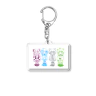 ころころぱんだの【1000人記念】ころころぱんだ×だぱんだ Acrylic Key Chain