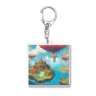 G7のショップの 幻想の浮遊アイランド コレクション（Fantastical Levitating Islands Collection） Acrylic Key Chain