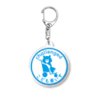 y_s_k_の子ども車いすサイン(Blue) Acrylic Key Chain