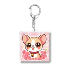 可愛いチワワグッズショップのファンタジーなチワワ Acrylic Key Chain