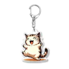 マッハSHOPのAI天風猫(笑顔1) Acrylic Key Chain