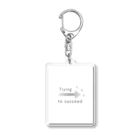 HanaeのTrying to succeed　 Acrylic Key Chain