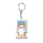 黒柳小鉄の黒柳小鉄くん（証明写真） Acrylic Key Chain